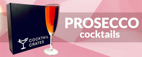 Prosecco cocktail Gift Set - Bellini, Mimosa, Kir Royale, Negroni Fizz