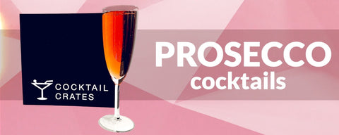 Prosecco cocktail Gift Set - Bellini, Mimosa, Kir Royale, Negroni Fizz