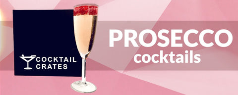 Prosecco cocktail Gift Set - Bellini, Mimosa, Kir Royale, Negroni Fizz