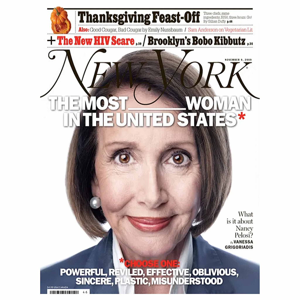 New York Magazine, November 9, 2009. Why Is Nancy Pelosi Always Smiling?