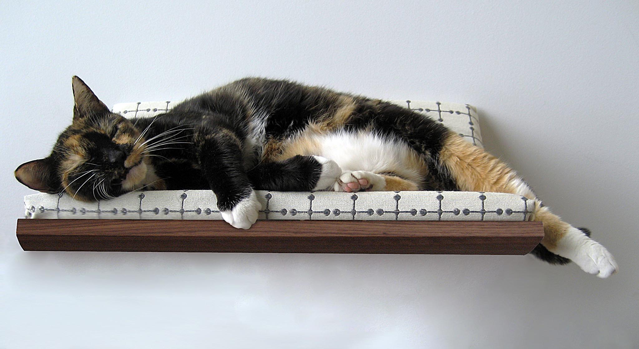 Akemi Tanaka's Curve Wall-Mounted Pet Bed.