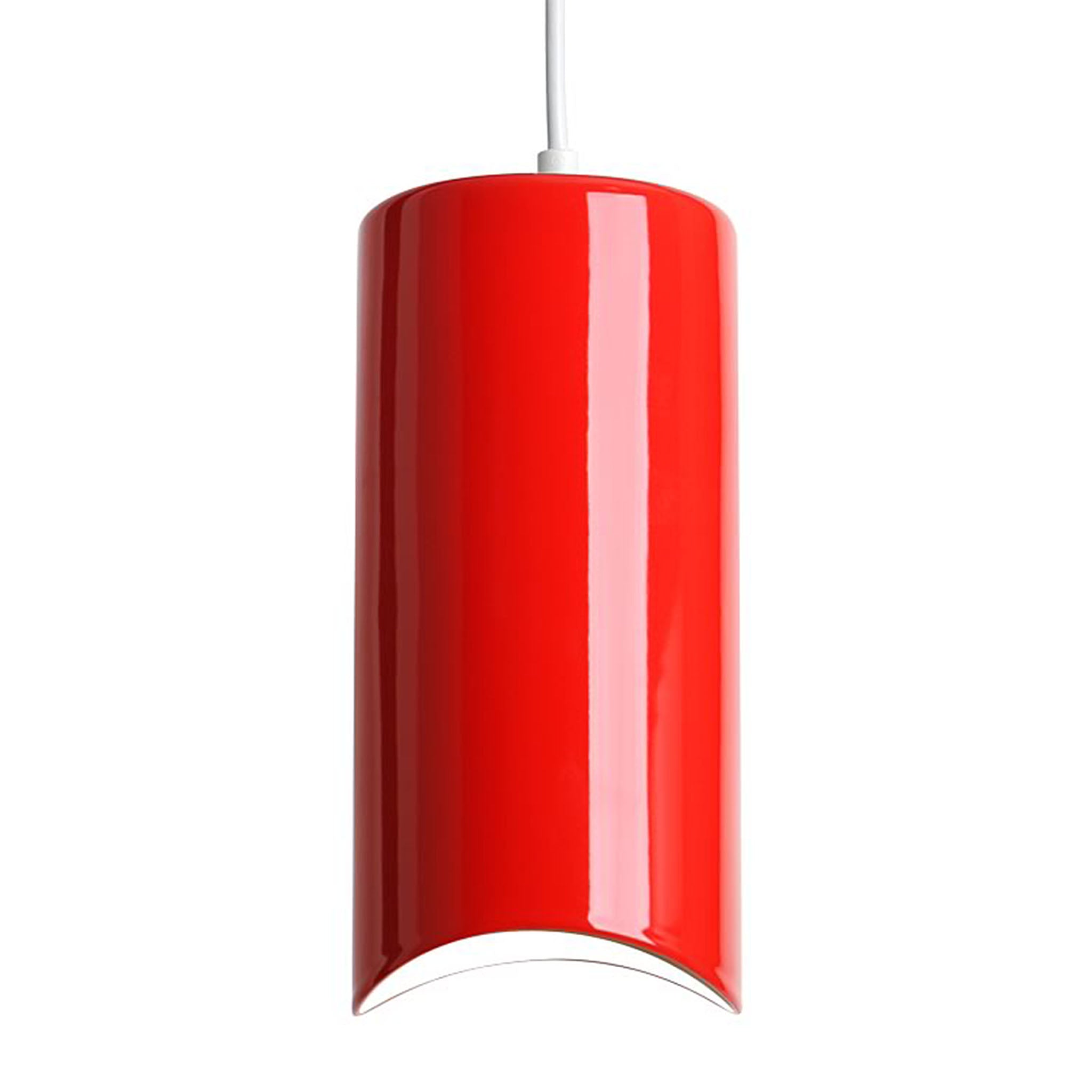 Cilindro Pendant in red hot.