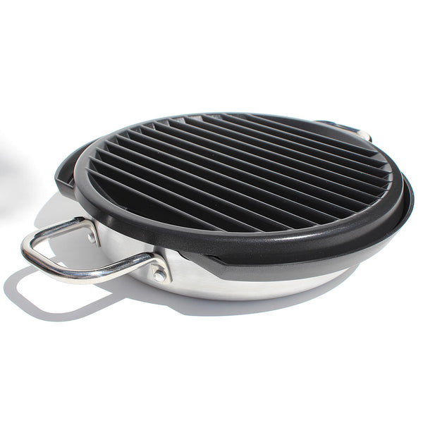 Stephen's Stovetop BBQ with Base Pan, Drip Tray and Grill Top