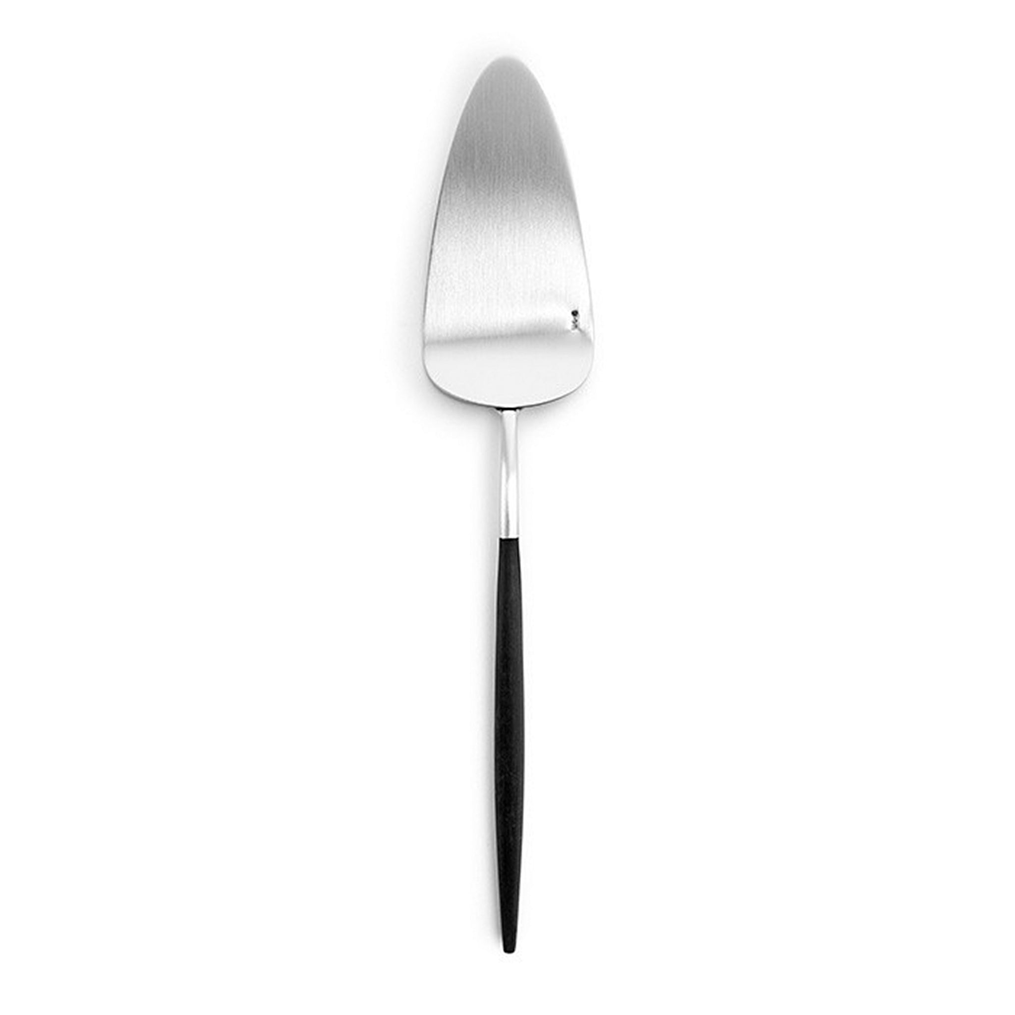 Some heft and a slender shape make for plating perfect slivers of all the pies. Cutipol Goa Black / Lolo Brushed pastry serving knife.