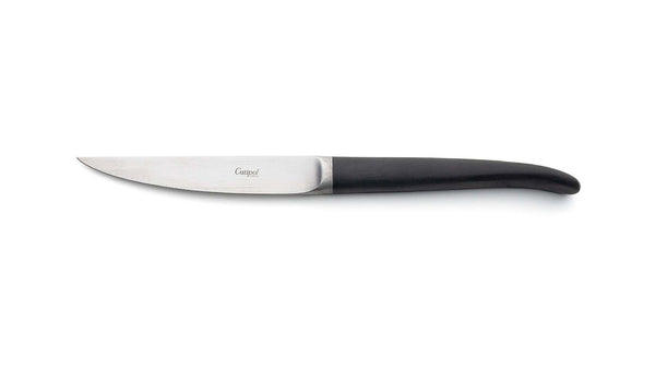 RIB Steak Knife by Cutipol. Material: polished stainless steel and resin handle. Design: José Joaquim Ribeiro.