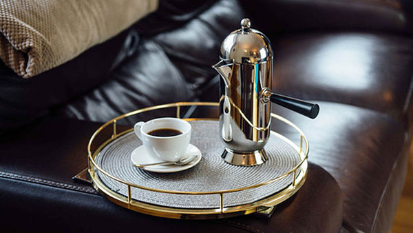 Nick Munro Fatso Pot Cafetière. SKU NM00108. Exclusive and original French press design with a Turkish inspired side handle, pouring coffee becomes such an indescribably rewarding, simple pleasure, you'll instantly want to make it part of your daily routine.