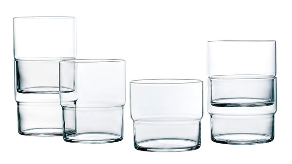 Toyo-Sasaki Glass FINO STACK Tumbler B-21126CS and B-21127CS