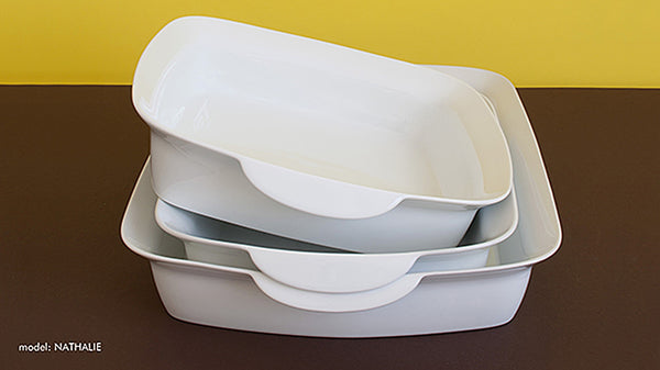 Sowden SoftCooking NATHALIE OVENWARE. SoftCooking “oven to table” range of dishes in porcelain or terracotta.