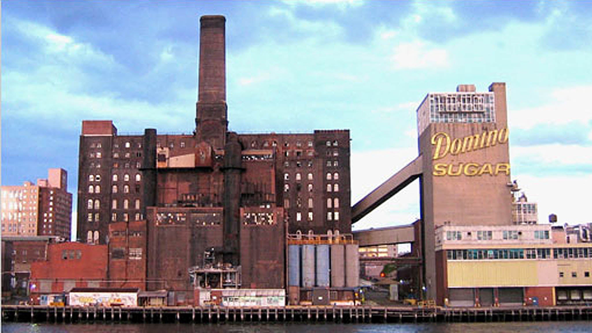 Domino Sugar refinery in Williamsburg, Brooklyn.