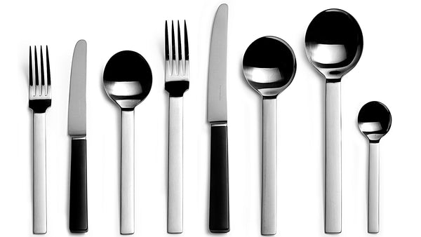 David Mellor Design Odeon Black Handled Cutlery Collection