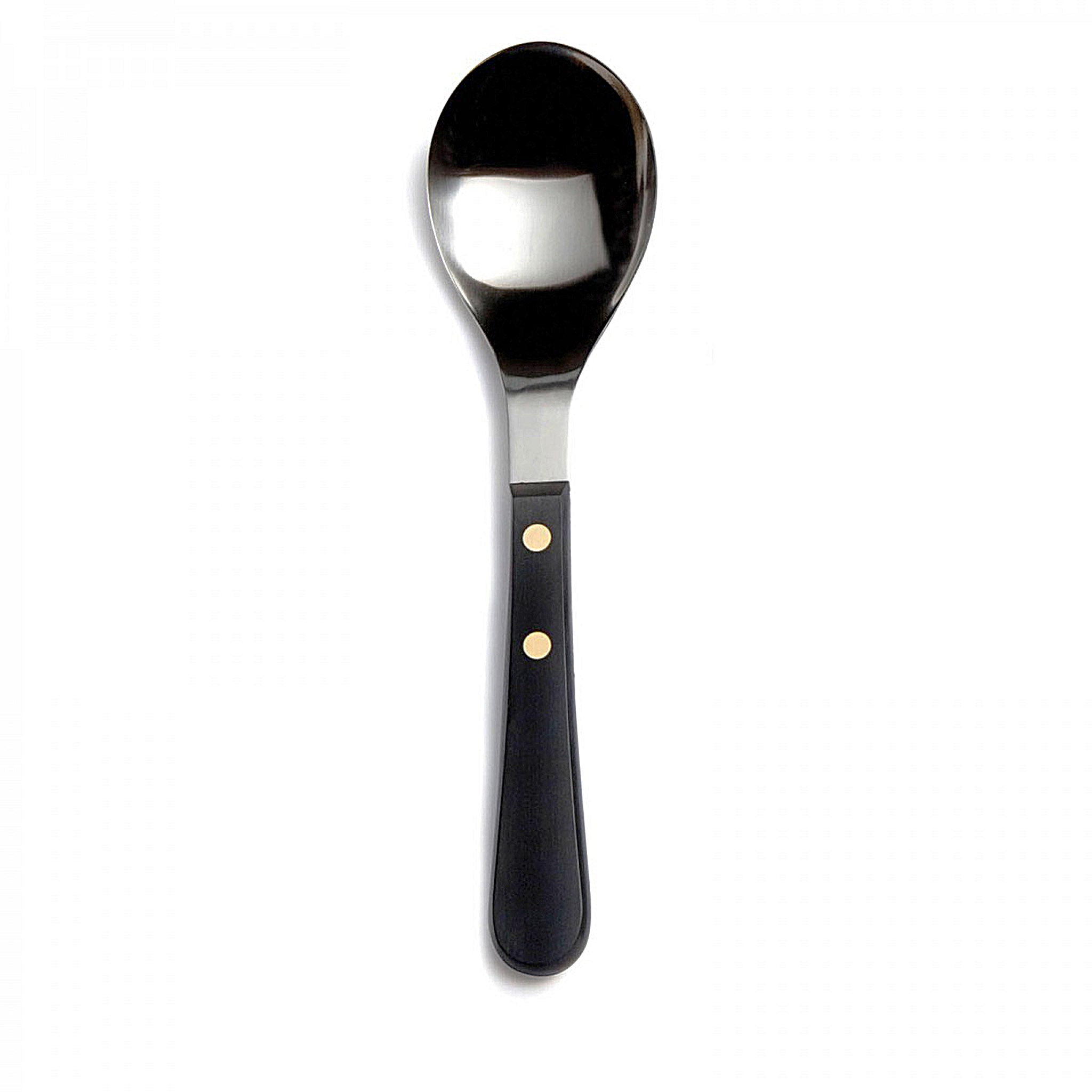 David Mellor Provencal Black serving spoon.