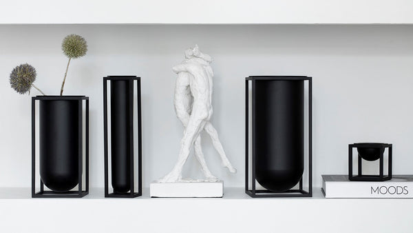 By Lassen Kubus Vase Collection with Flora, Lily and Lolo.