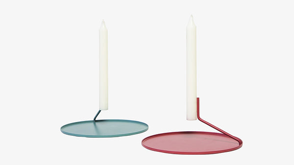 Buka Candlestick by Diiis for Souda. Minimal, yet visually effortless, this candleholder is exactly what you need to create a warm, weightless mood.