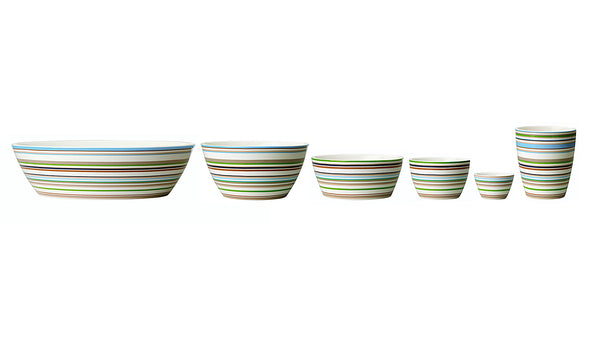 Iittala Origo is a colorful and innovative dinnerware created by designer Alfredo Häberli in 1999.