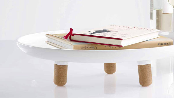 ASA Selection Tappo Serving Platter/Centerpiece as book tray.