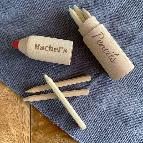 Personalised colouring pencil set