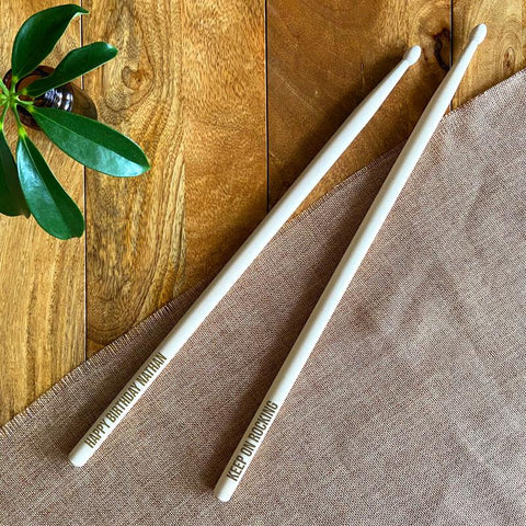 Personalised drumsticks