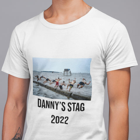 personalised stag do shirt
