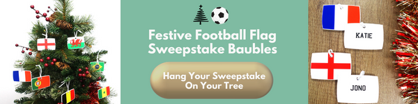 Sweepstake flag baubles
