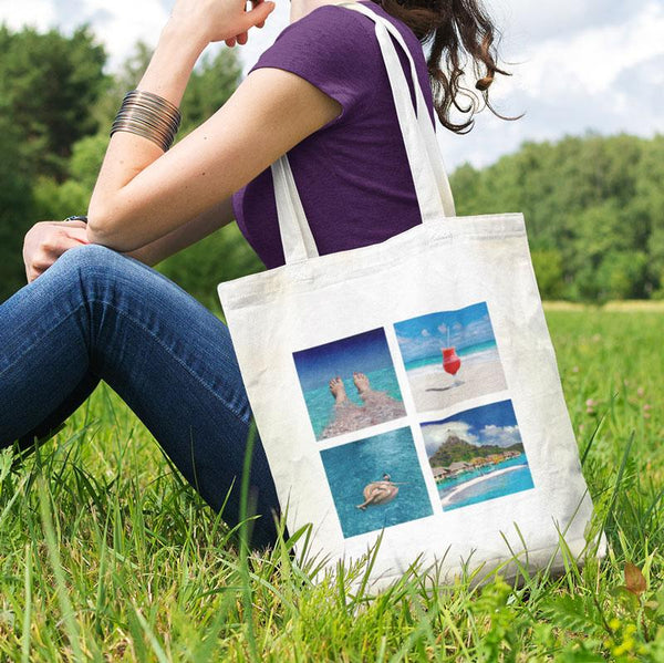 Personalised Photo Collage Tote Shopping Bag | Always Personal