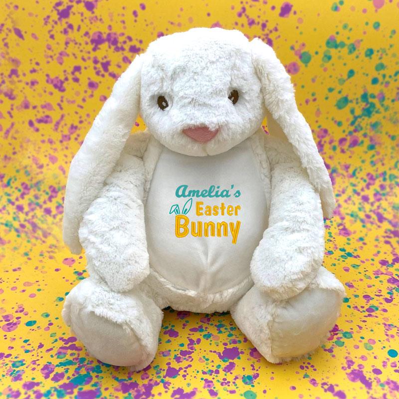 personalised easter bunny teddy