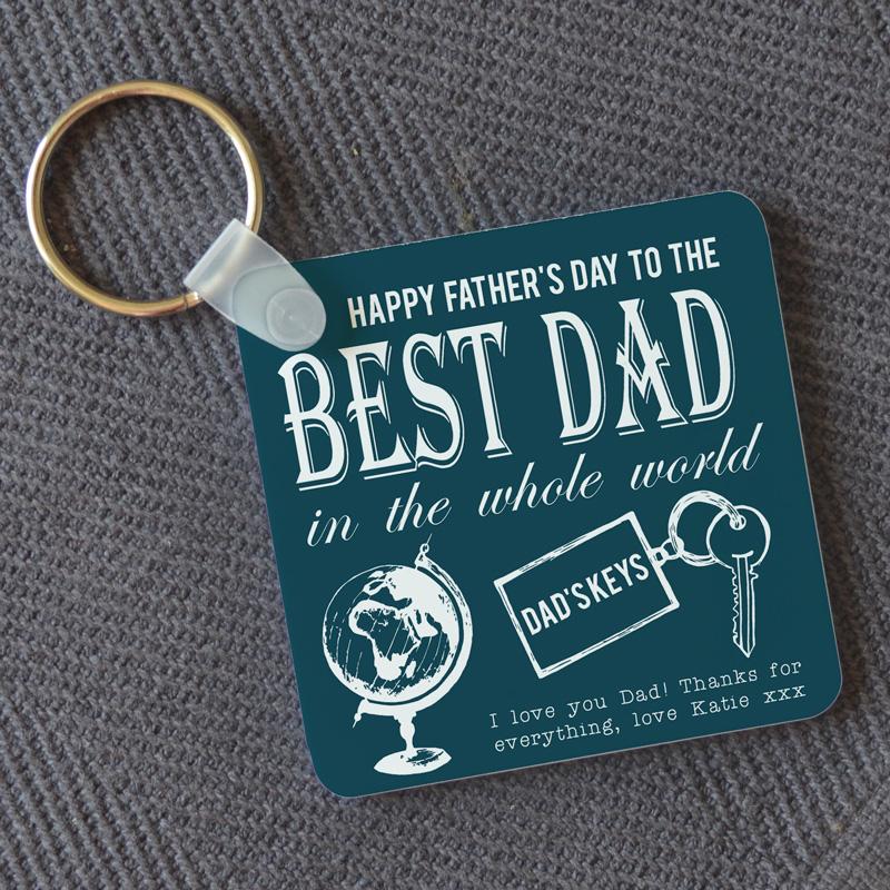 fathers day key chain