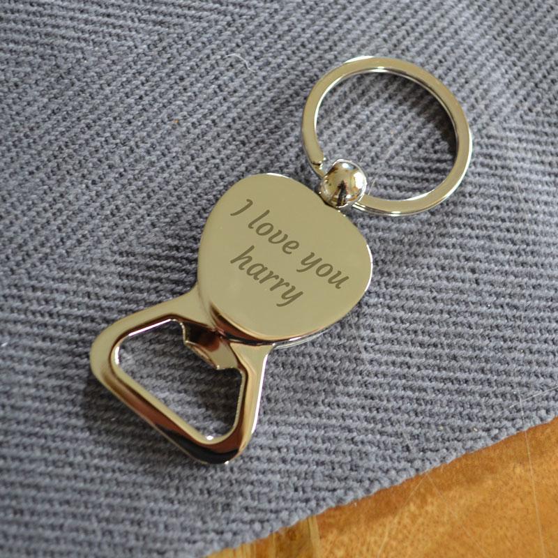 heart bottle opener keychain