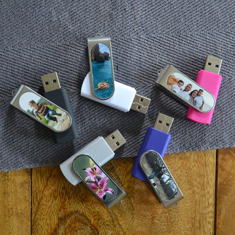 Personalised photo USB stick