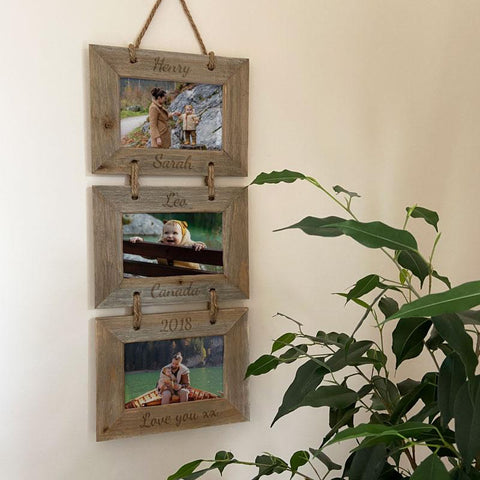 3 Tier Wooden photo frame