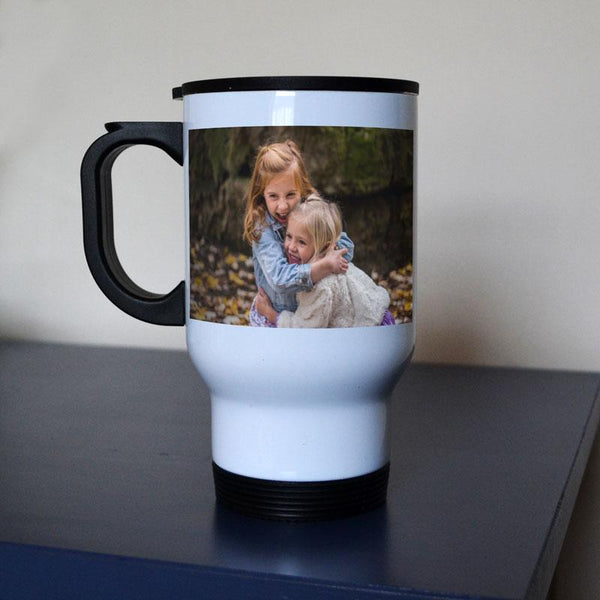 personalised photo travel mug uk