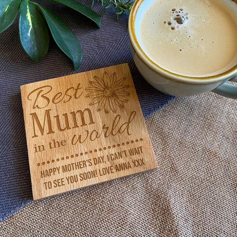 Best mum in the world coaster