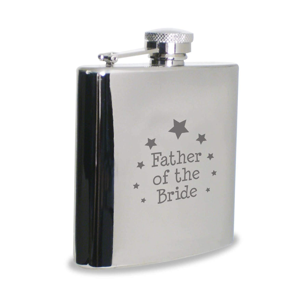 father of the bride hip flask