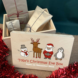 personalised christmas eve boxes