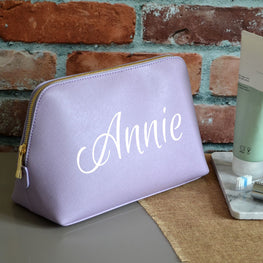 personalised wash bag