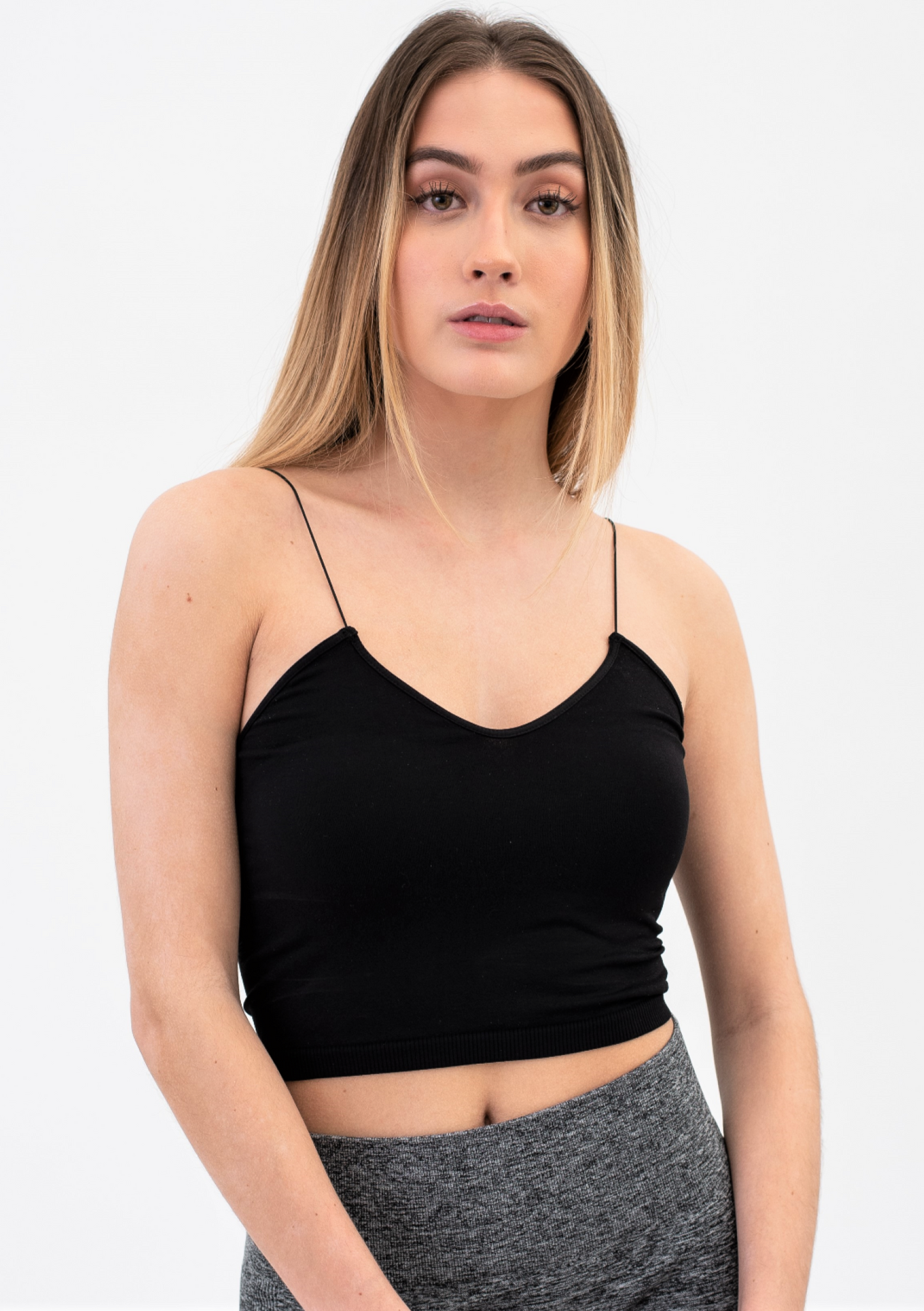 black cami top