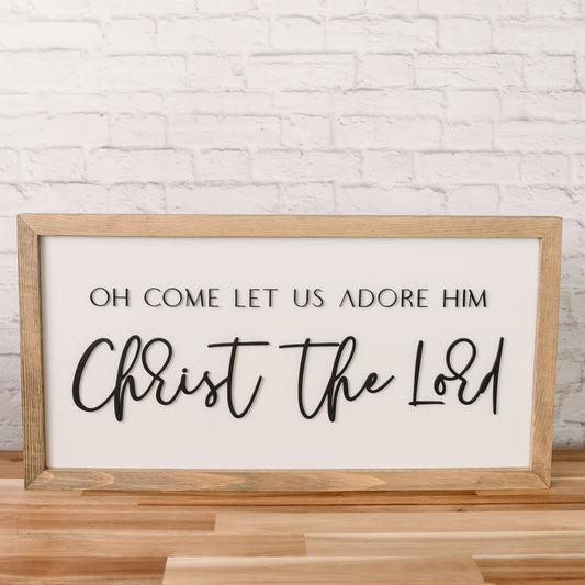 Oh Holy Night I 11x16 inch Wood Sign