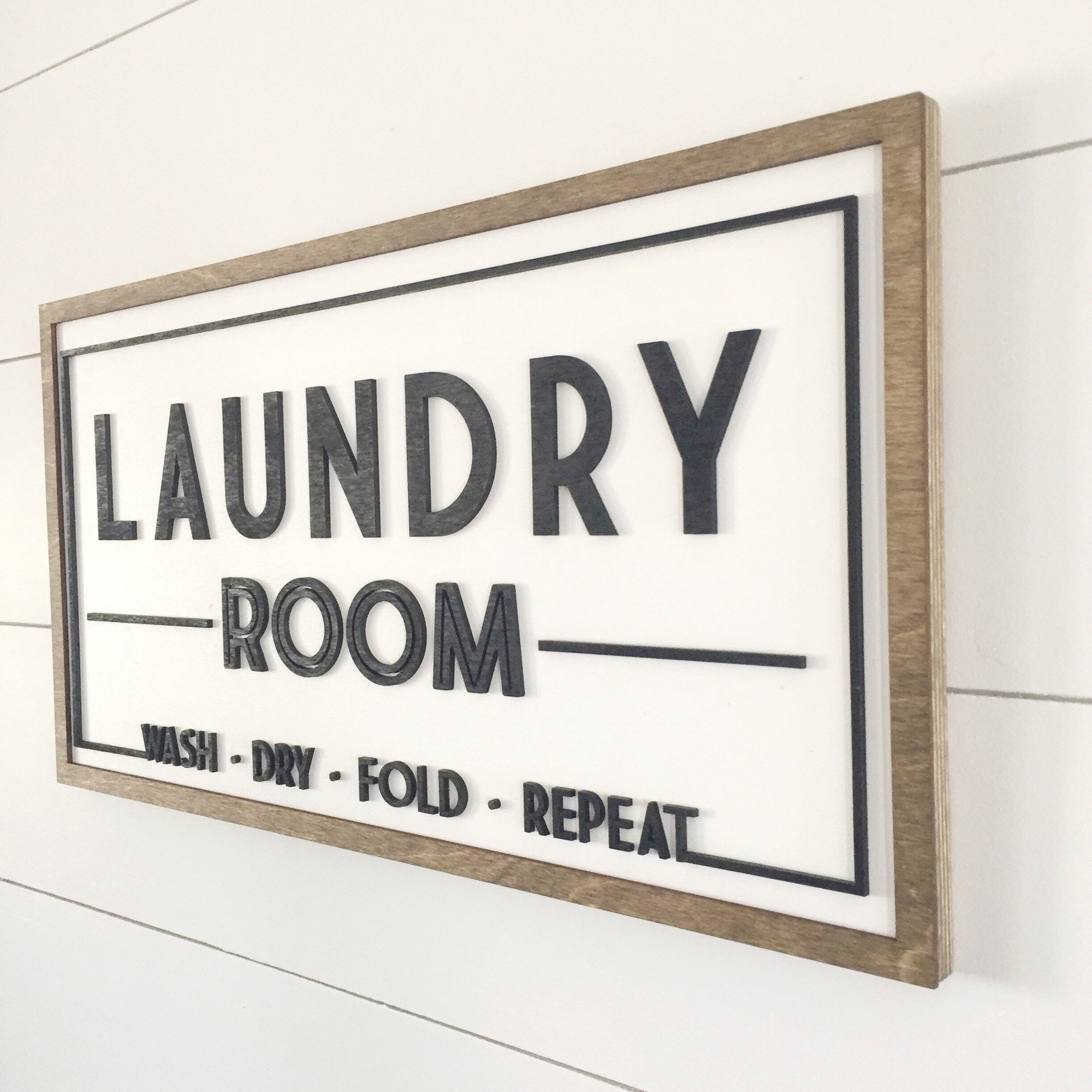 Laundry Room 10x19 5 Inch Wood Framed Sign 3D Lettering The   Il Fullxfull.1547463563 Om12 2100x2100 