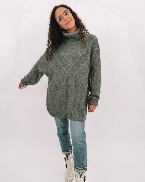 Bundle Me Up Sweater Dress