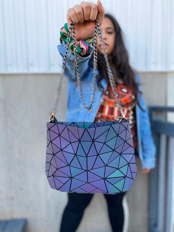 geometric luminous bag