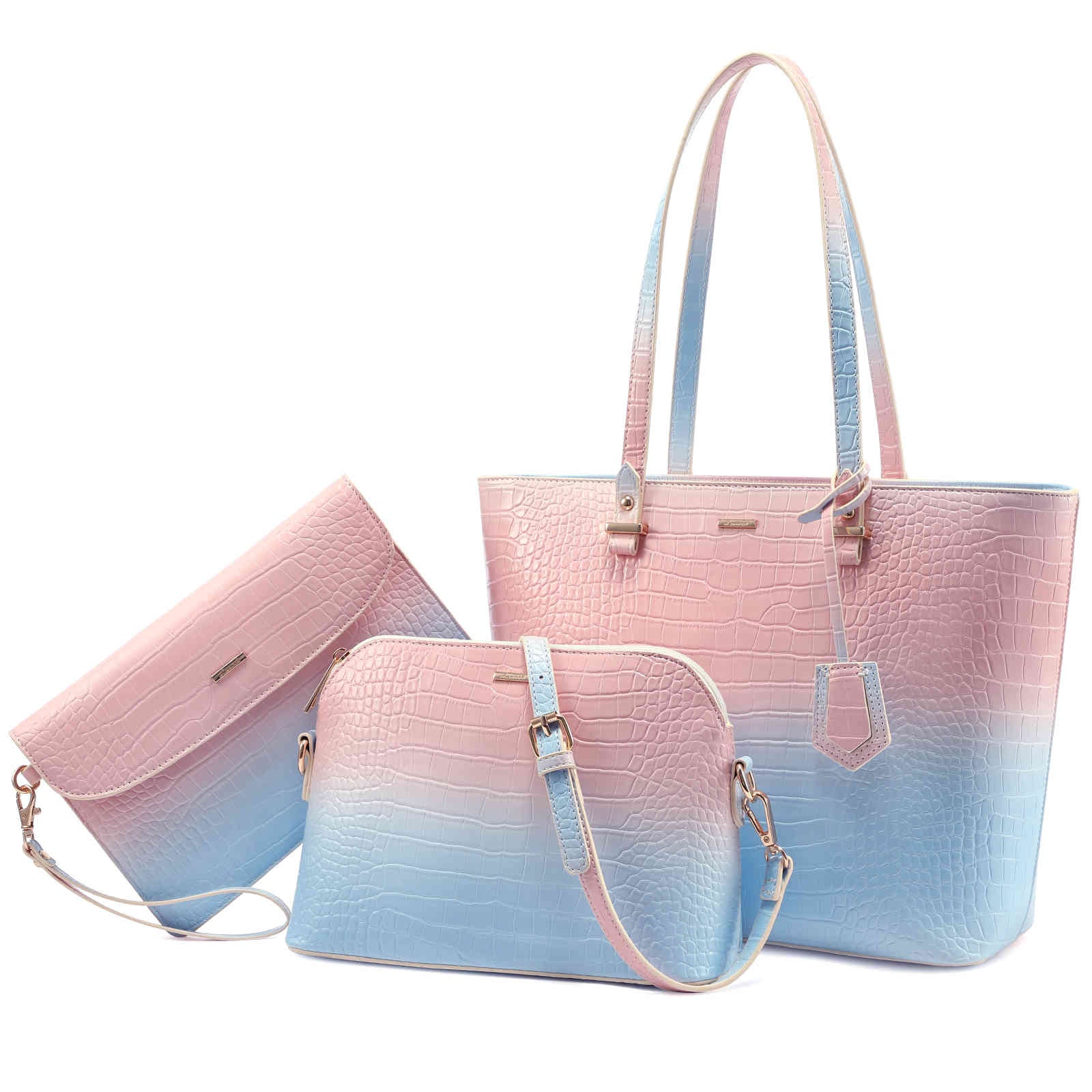 Geometric Luminous Holographic Reflective Women Shoulder Bag