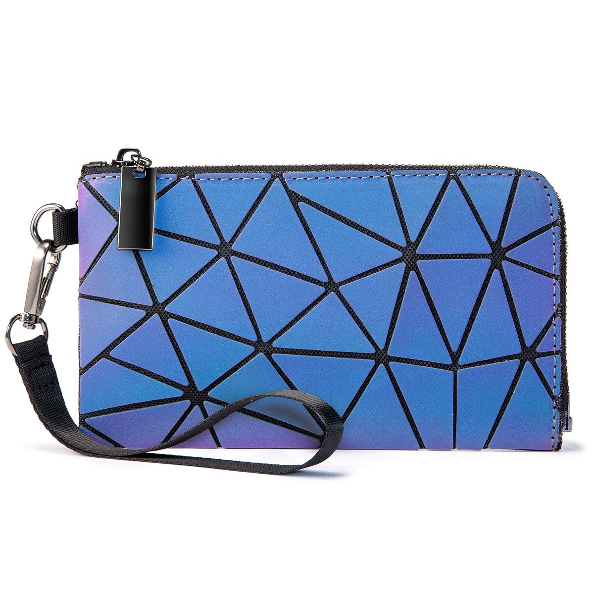 Geometric Luminous Holographic Wallet Clutch Purse | Free shipping ...