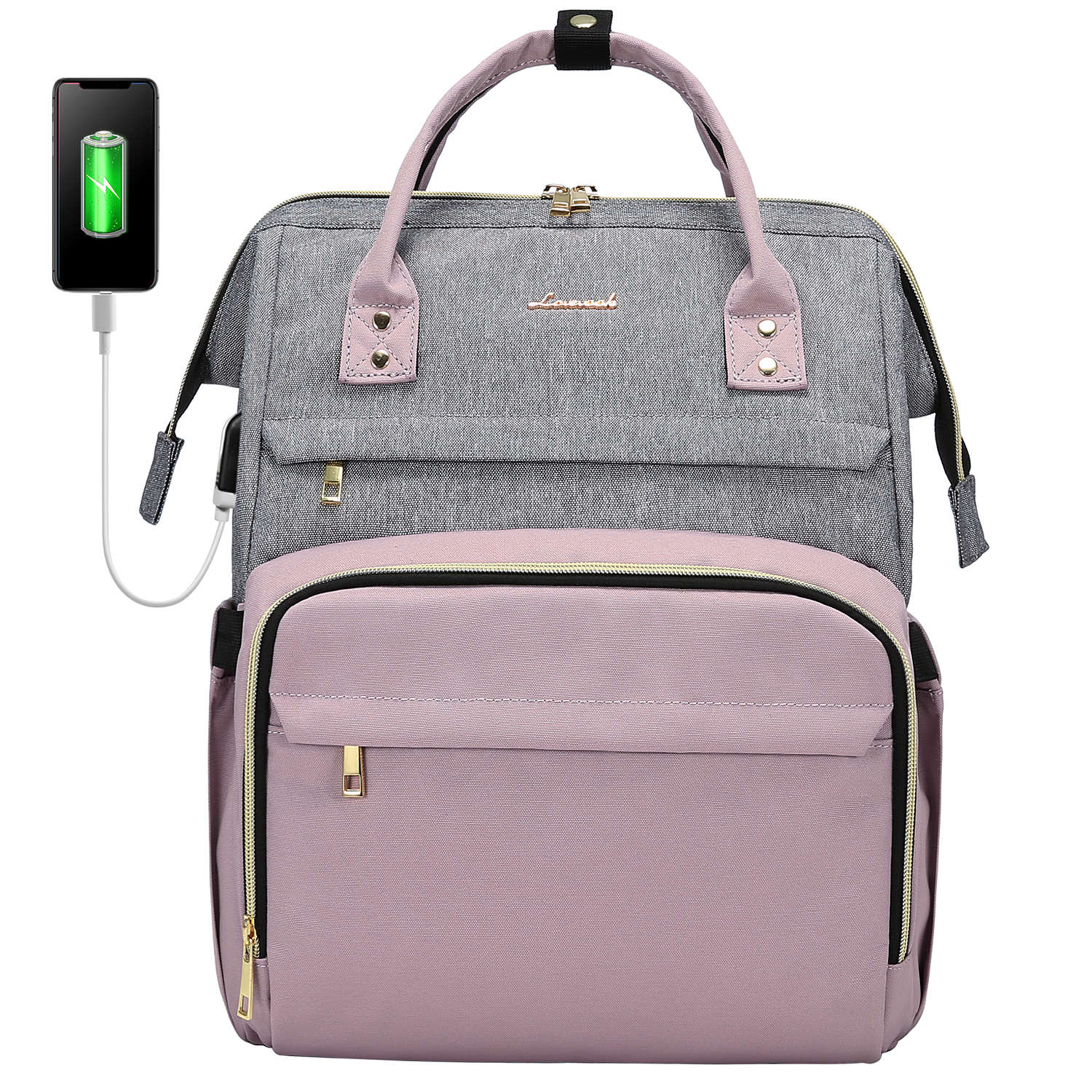 LOVEVOOK Laptop Backpack, Contrasting Colors Design, Fits 15.6/17Inch ...