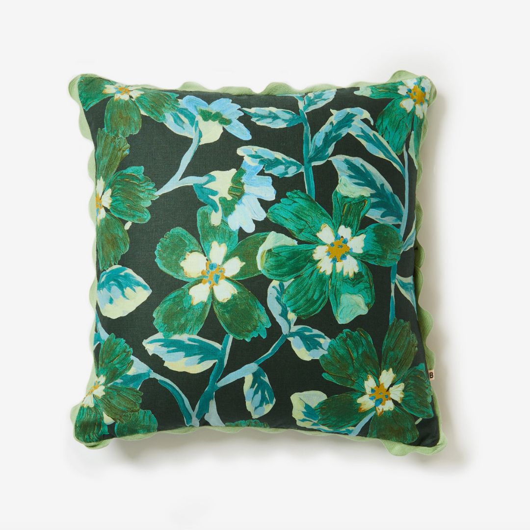 Cosmos Green Cushion | 50cm