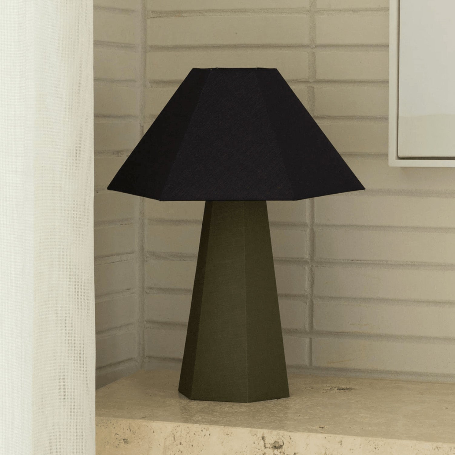 Blake Table Lamp | Noir Olive