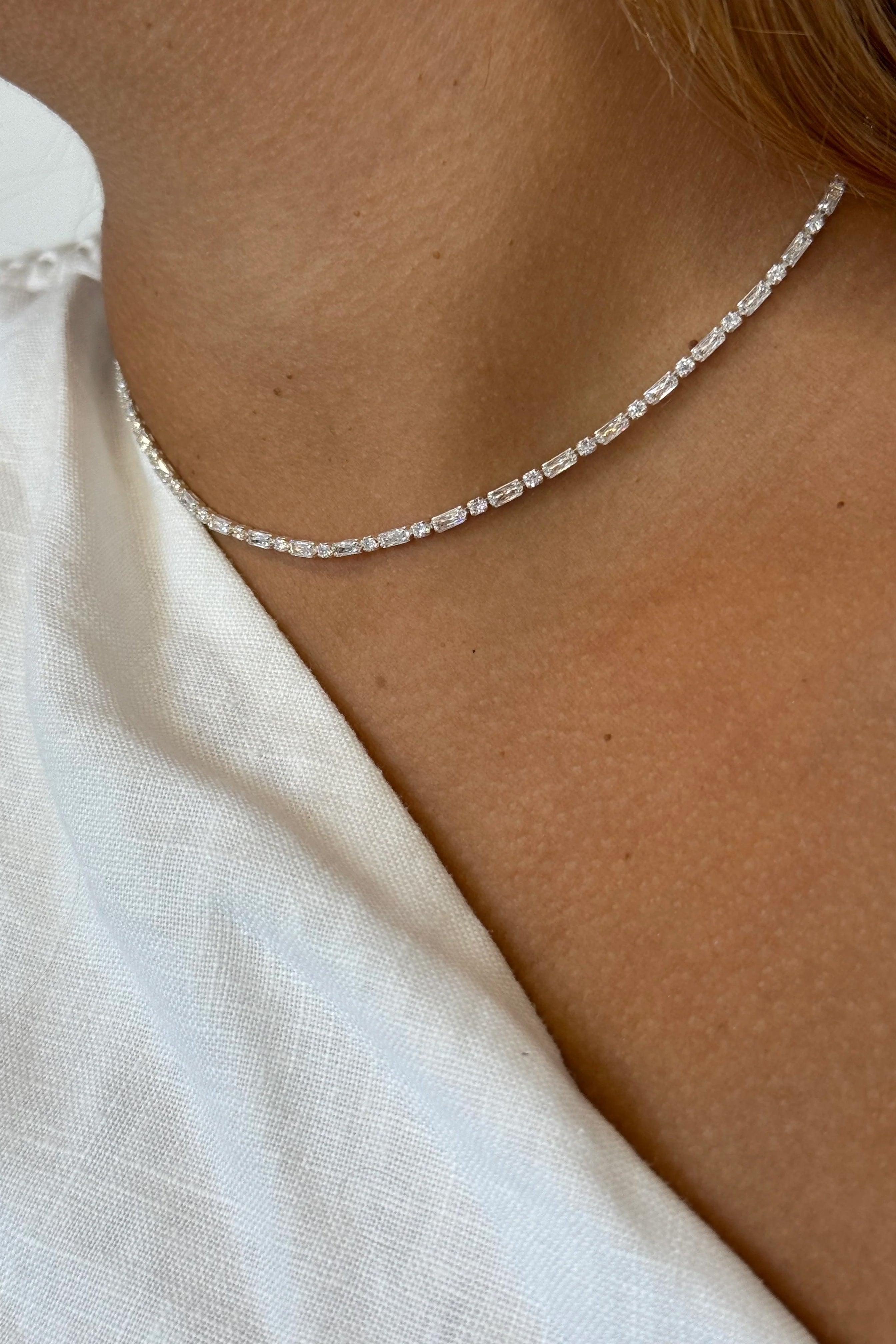 Candice Necklace | Silver