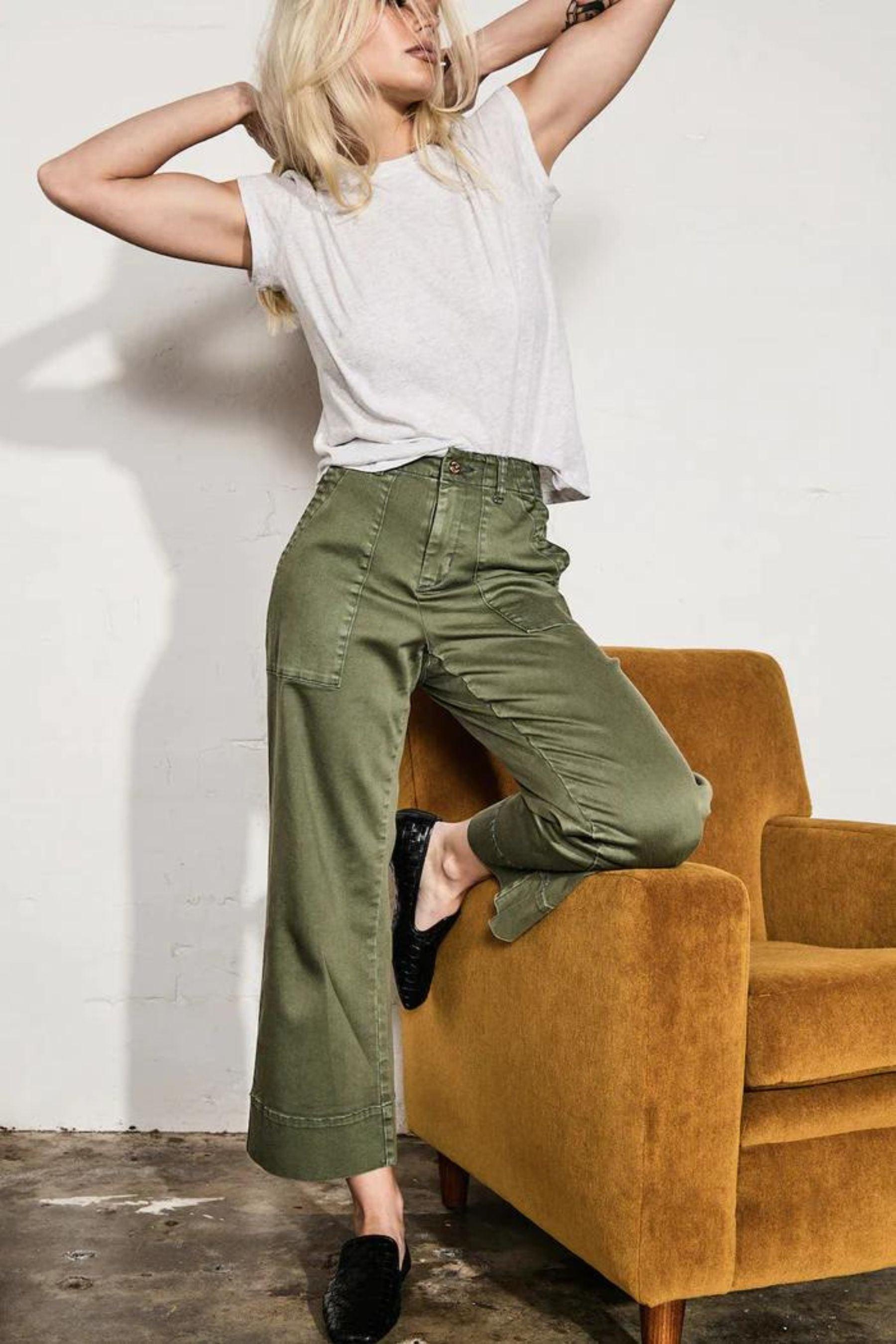 Celeste Pant | Khaki