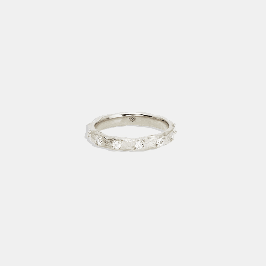 Cosmic Crystal Ring | Silver