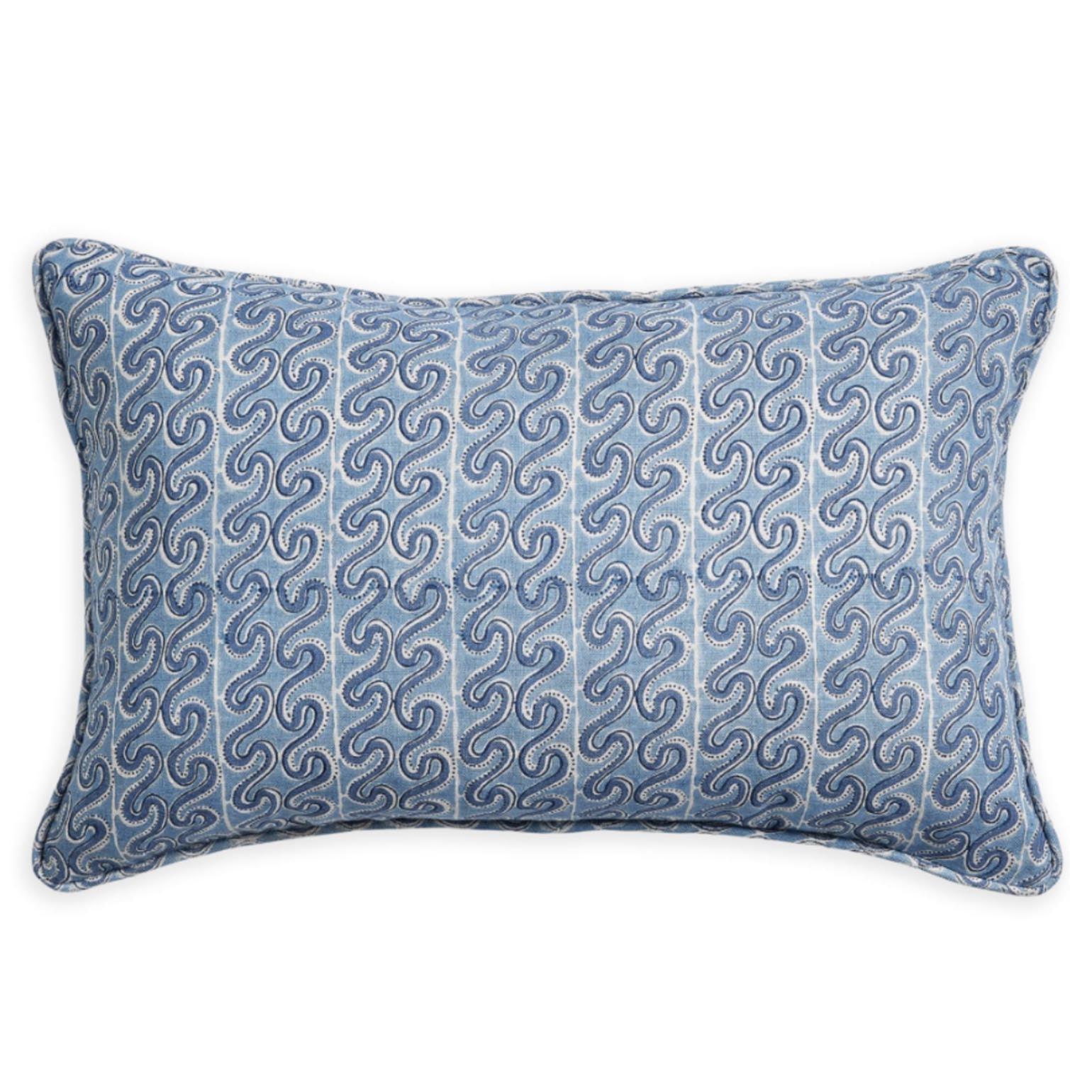 Crete Riviera Linen Cushion | 35 x 55cm