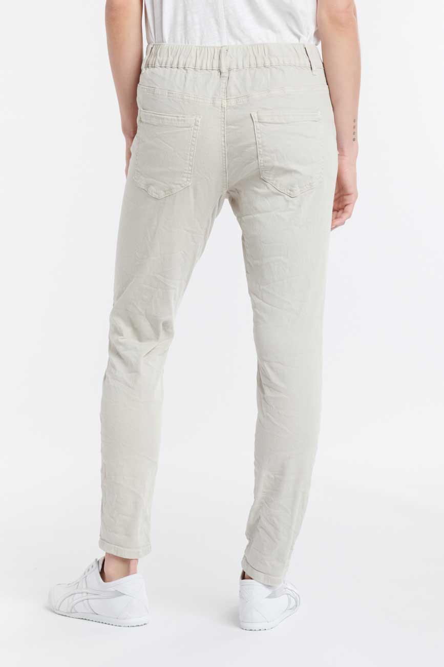 Emma Coloured Jean | Beige