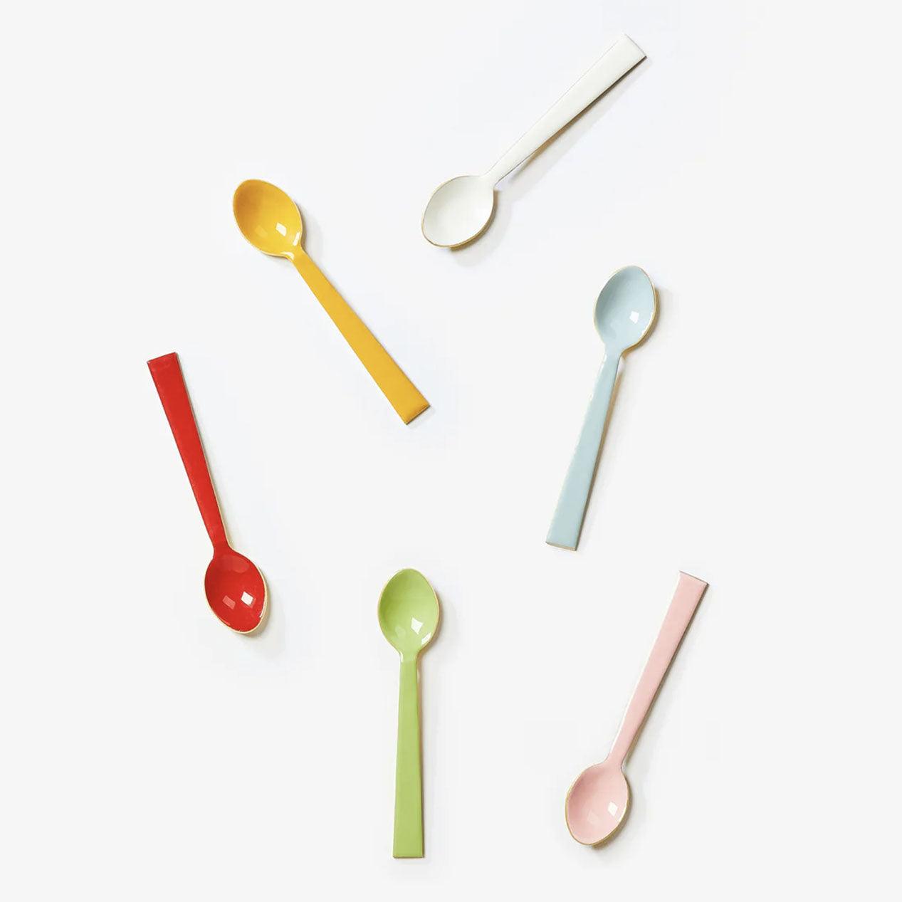 Enamel Teaspoon | White